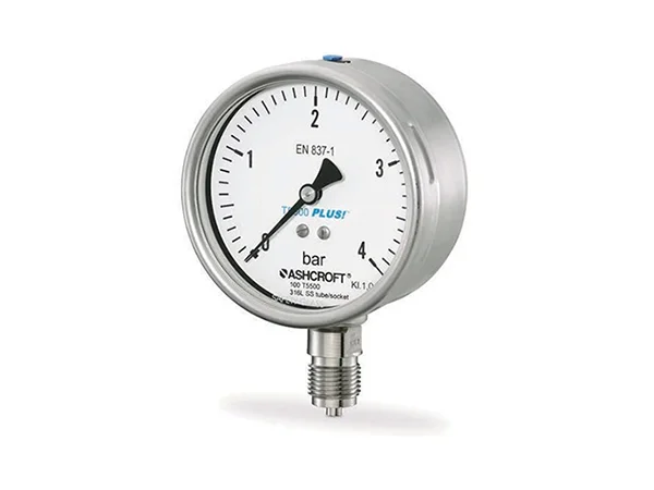 All stainless steel process gauge open or solid front Model T5500 and T6500